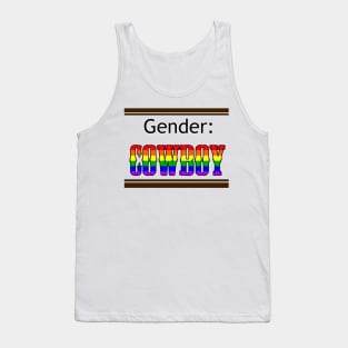 Gender: COWBOY - Rainbow Tank Top